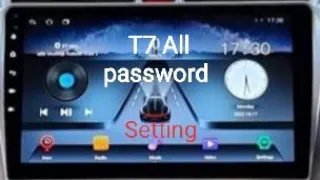 Ts7 factory reset Android All password  setting