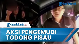 Aksi Arogan Pengemudi Pajero Pelat QH Todong Pisau ke Pengendara Lain di Kelapa Gading Viral