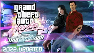 GTA NFS Underground 2 2022 Updated Gameplay|GTA Vice City Total Conversion Mod