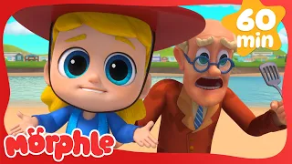 Morphle on the Barbeque 🍖 | MORPHLE 🔴 | Old MacDonald's Farm | MOONBUG KIDS | Animal Cartoons