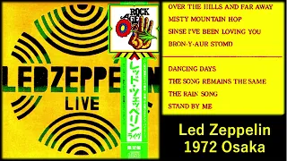 Led Zeppelin 748 October 9 1972 Osaka Japan