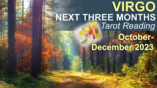 VIRGO NEXT THREE MONTHS Tarot Reading "A BIG CHANGE FOR THE BETTER! ESTABLISHING HEALTHY BOUNDARIES"