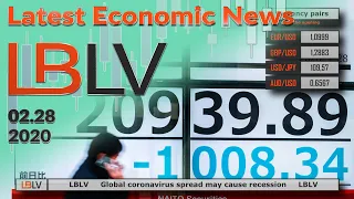 LBLV Global coronavirus spread may cause recession 2020/28/02