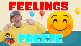 Feelings FREEZE Song | Dream English Kids