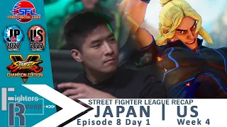 RECAP | Street Fighter League 2022(JP - Ep 8 Day 1/US - Week 4) | Street Fighter V: Champion Edition