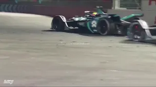 FE 2021 Saudi Arabia Race 2 Günther Crashes Into Blomqwist, Lynn Flips Over Evans