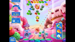 Bubble Witch 2 Saga Level 3505 with no booster & 2 bubbles left