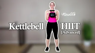 Senior Fitness Kettlebell HIIT Workout | Full Body | Advanced Level | 17min