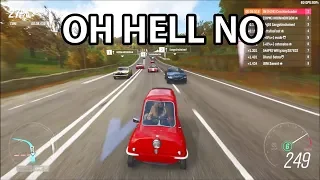 Forza Horizon 4 : Trolling A Class Players with my OP Peel P50!