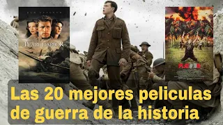 En orden 20 Mejores Películas de Guerra de la historia