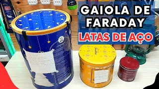 PROTEÇÃO BÁSICA PARA EQUIPAMENTOS ELETRÔNICOS NO CASO DE UMA TEMPESTADE SOLAR / GAIOLA DE FARADAY