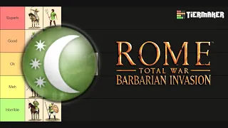 What are the best Berber units in Rome: Total War Barbarian Invasion?