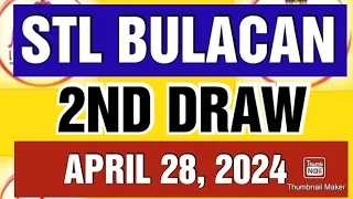 STL BULACAN RESULT TODAY 2ND DRAW APRIL 28, 2024  4PM