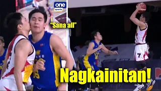 Terrence Romeo at Kib Montalbo nagkainitan sa court | San Miguel vs Talk N' Text