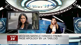 Meghan Markle Handed Front-Page Apology By UK Tabloid