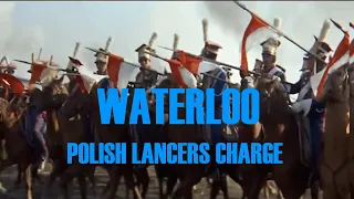 Waterloo Polish Lancers charge