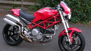 Ducati S2R 1000 Monster exhaust sound compilation
