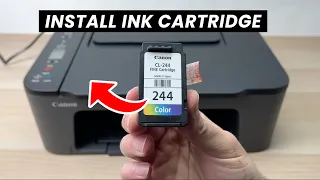 Canon Pixma TS3420 Printer: How to Install Ink Cartridge