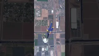 F-18 Blue Angel Over Super Bowl Location In Arizona!