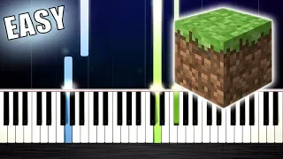 Minecraft - Sweden - EASY Piano Tutorial by PlutaX