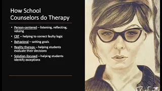 How School Counselors do Therapy