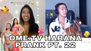 OME.TV HARANA PRANK PART 22 (MISS UNIVERSE NG BUHAY KO 👸) KILIG OVERLOAD 💘 | Edwin Hurry Jr.