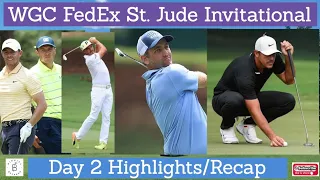 WGC FedEx St. Jude Invitational PGA Tour Tournament Round 2 Highlights & Recap