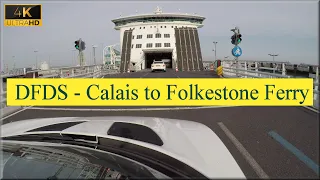 DFDS - Calais to Dover by Ferry in a car - How to and What to expect.