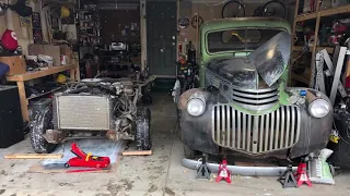 46 Chevy to S10 Frame swap