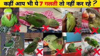 Baby Parrot Liye Ho To Ye 7 Galti Kabhi Mat Karna😱