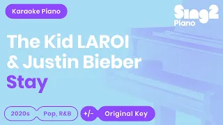 The Kid LAROI, Justin Bieber - Stay (Karaoke Piano)