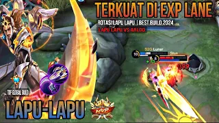 TOP GLOBAL  LAPU LAPU GAMEPLAY 2024❗️LAPU LAPU BEST BUILD 2024❗️EASY WIN❗️MLBB