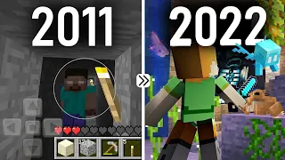 MCPE: Evolution of Updates 2011 to 2022 (The Wild Update)