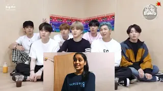 BTS reacting to now United - by my side