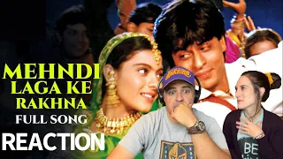 Mehndi Laga Ke Rakhna Song REACTION | Dilwale Dulhania Le Jayenge | Shah Rukh Khan | Kajol | Lata