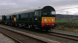 20/11/21-The Jolly Slateman - Class 20-20096 & 20107 and Class 37-37677 -Derby to Blaenau Ffestiniog