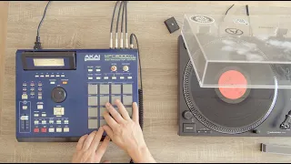 90's Hip Hop Beat making Mpc 2000 XL Classic Jazz Records