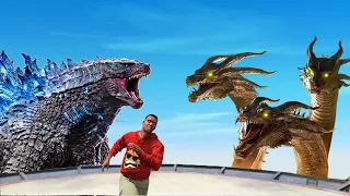 MECHGODZILLA VS BIG KONG (PART 9) in GTA 5 | THELOUDDUDE