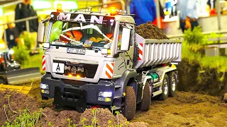 Realistic Rc Model Machines, Rc Trucks, Rc Tractors at work!! Rc Construction Site, Rc Model Dozer