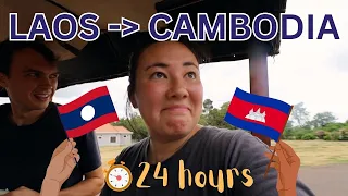 LAOS TO CAMBODIA [24 hour sleeper bus journey]