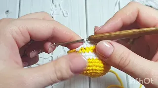 Как выполнить смену цвета нити при вязании крючком