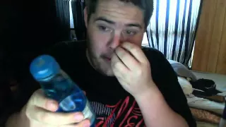 Opening a ramune bottle