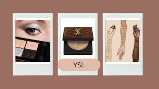 YSL новинки : бронзер All hours и палетка теней Couture Mini Clutch