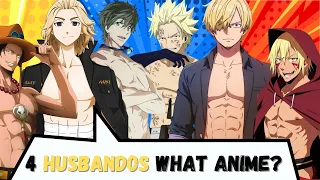 CAN YOU GUESS THE ANIME TITLES BY THEIR HUSBANDOS? 40 Questions