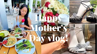 MOTHERS DAY SURPRISE | COME SHOPPING WITH ME VLOG | AQUAZZURA LUXURY UNBOXING