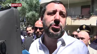 Salvini a Palmi: «La ‘ndrangheta è un cancro»
