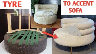 DIY Recycling Idea Using old car tires// Amazing Transformation with car tire.