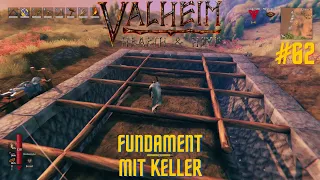Valheim Hearth & Home #62 - Fundament mit Kellerbau [Lets Play|Gameplay|Deutsch]