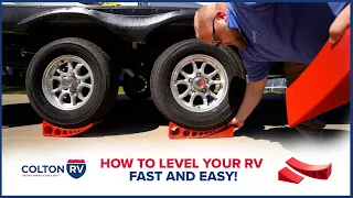 How To Level your RV Trailer or Motorhome FAST AND EASY!