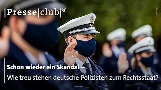 ARD-Presseclub: Wie treu stehen deutsche Polizisten zum Rechtsstaat?